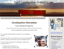 Tablet Screenshot of best-constipation-remedies.com